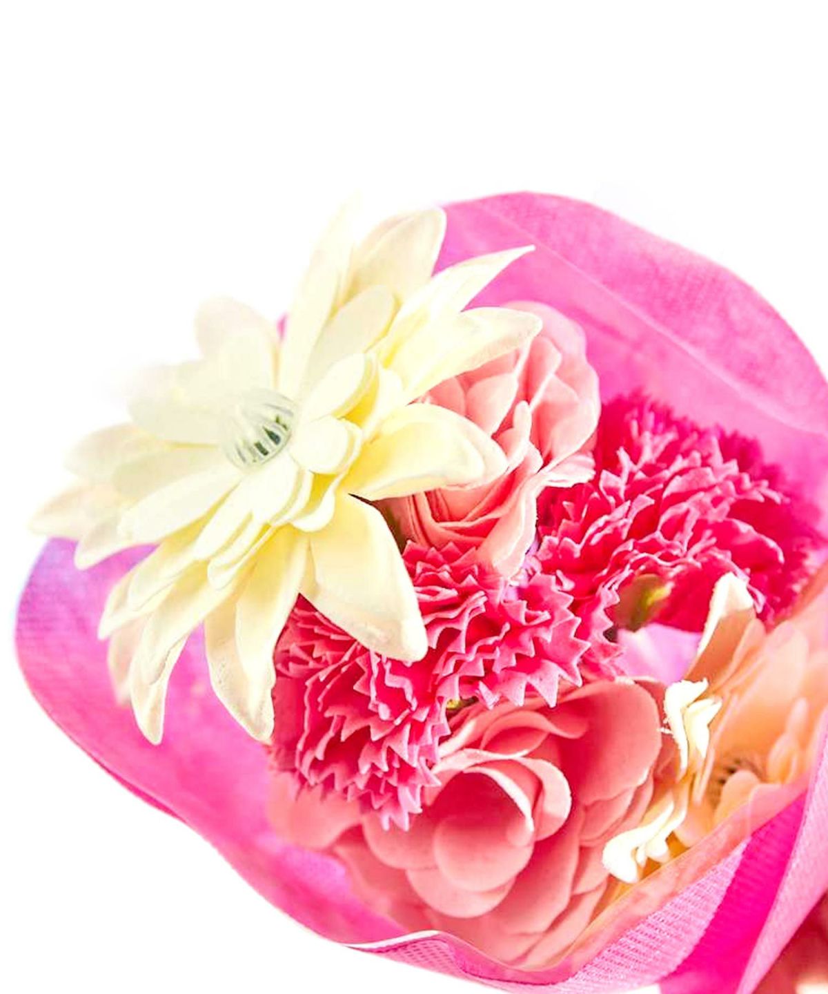 パームフラワーと綿花のブーケセット♡ デイズインブルーム bright flowers バスフラワーブーケ