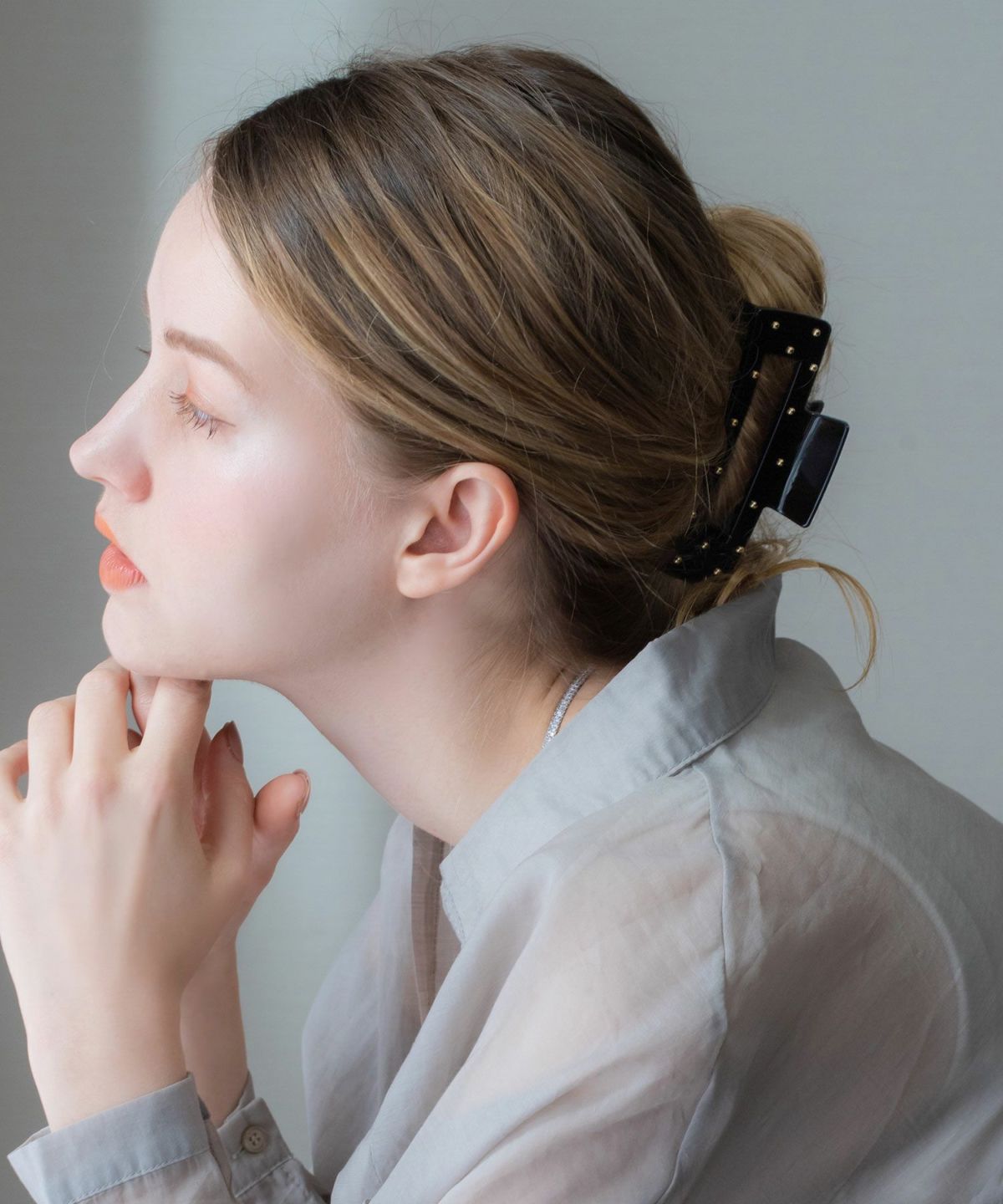 ドットストーンスクウェアバンスクリップ | 【公式】MUK ONLINE