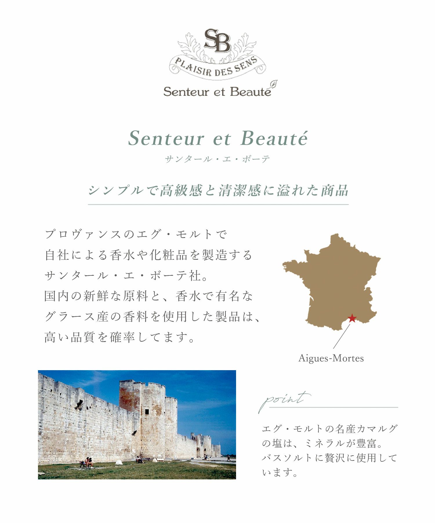 Senteur et Beaut（サンタール・エ・ボーテ）ザ・ティーバスソルト
