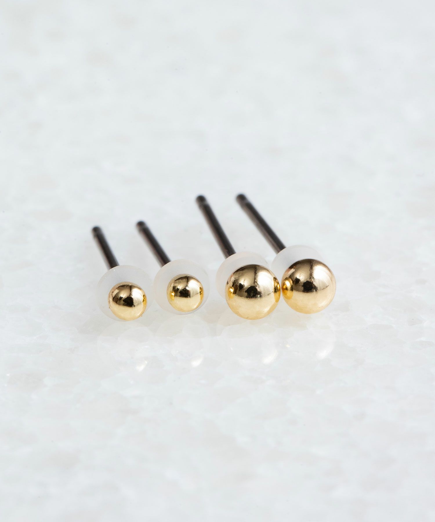 2ミリ＆3ミリシャカ玉ピュアチタンポストピアス | 【公式】MUK ONLINE