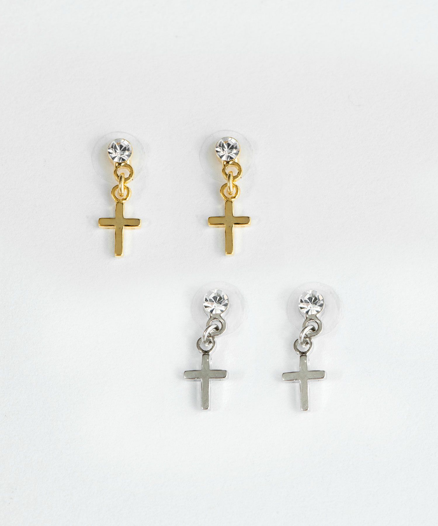 メタルクロスシールピアス【Libre】