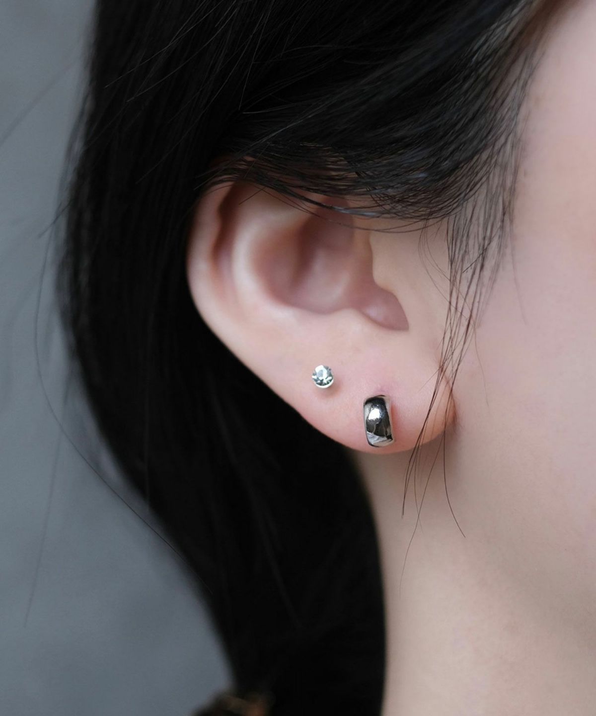 8ミリフープセットピュアチタンポストピアス