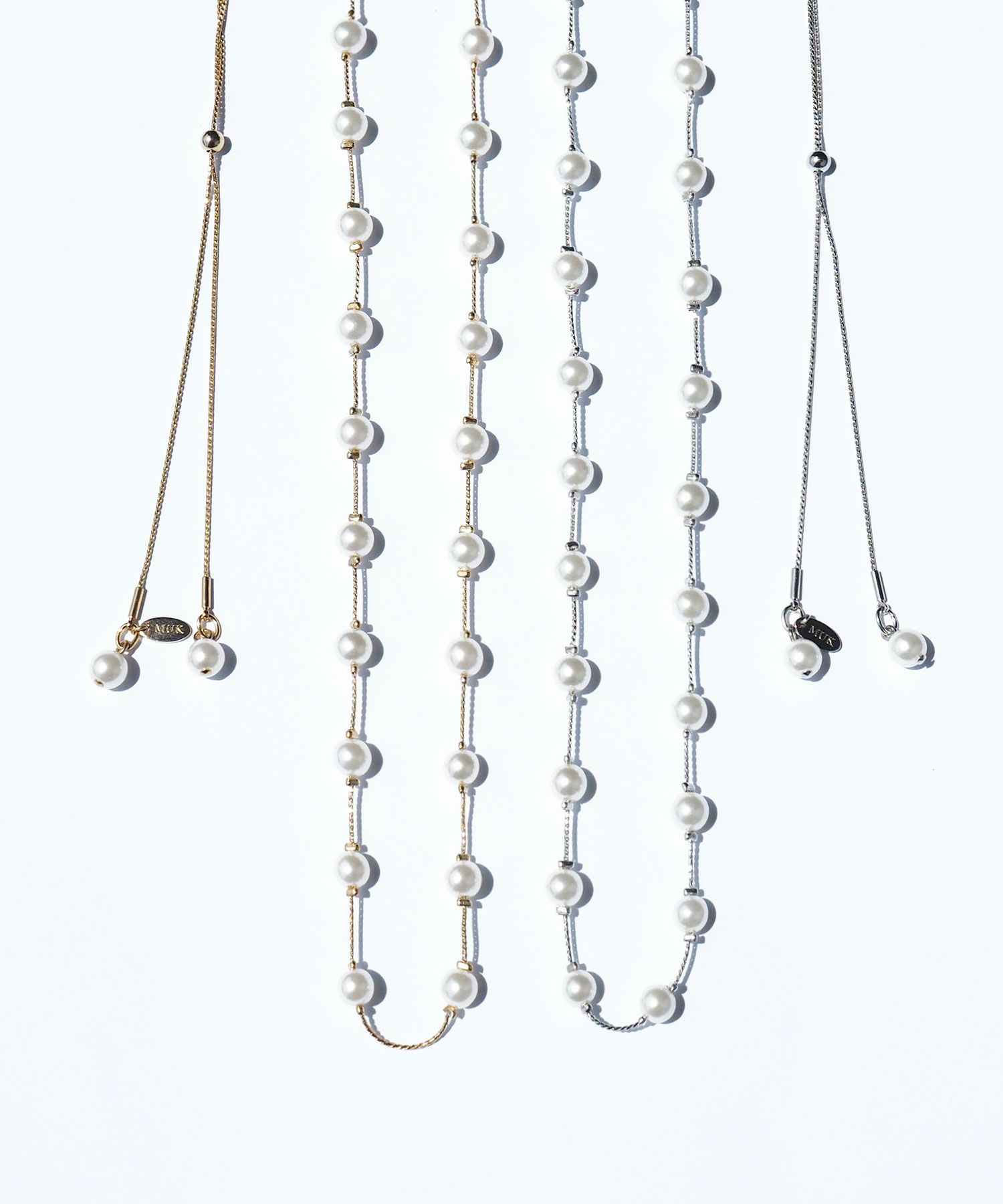 ステーションパールロングネックレス【MUK voyalibre】