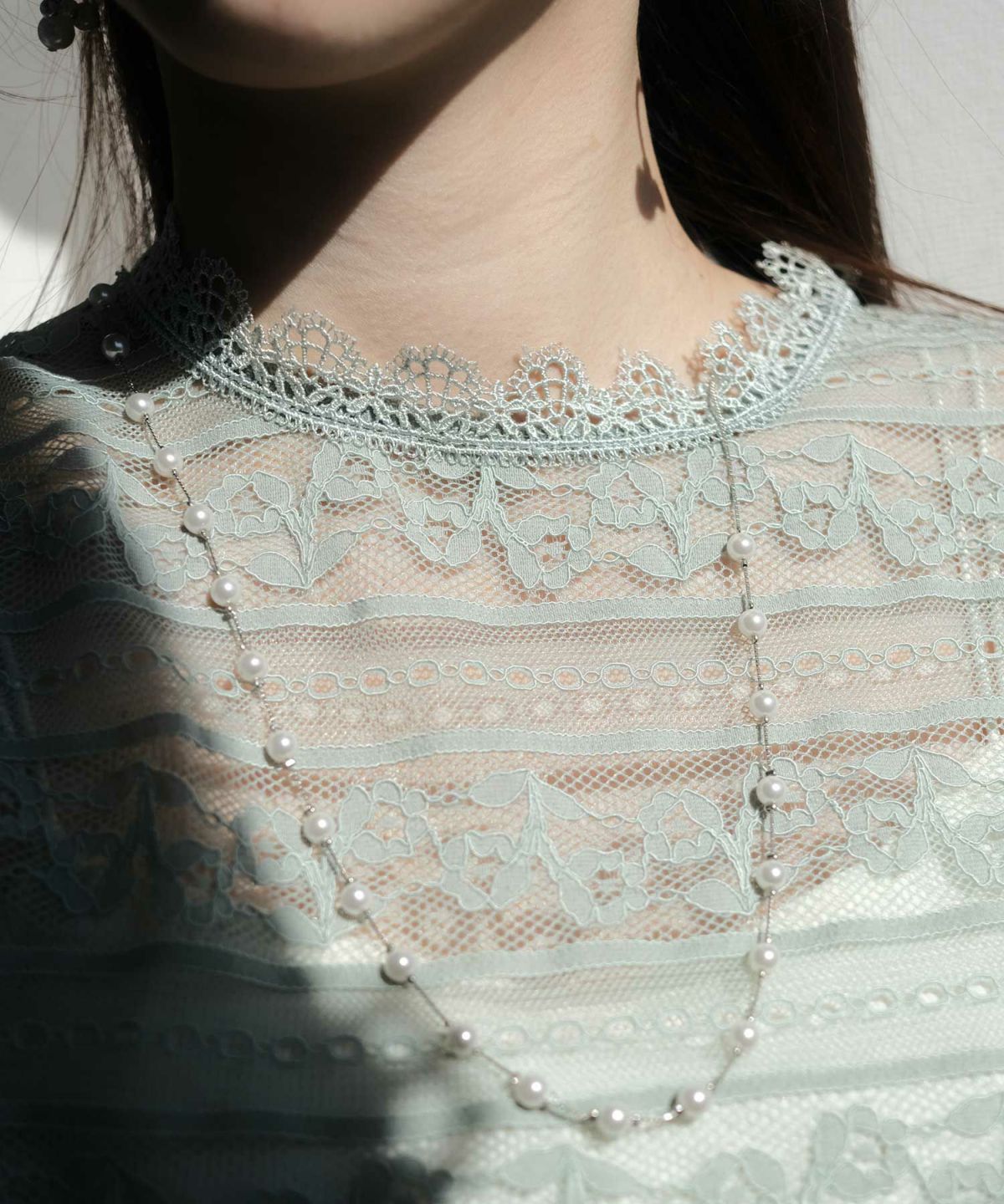 ステーションパールロングネックレス【MUK voyalibre】