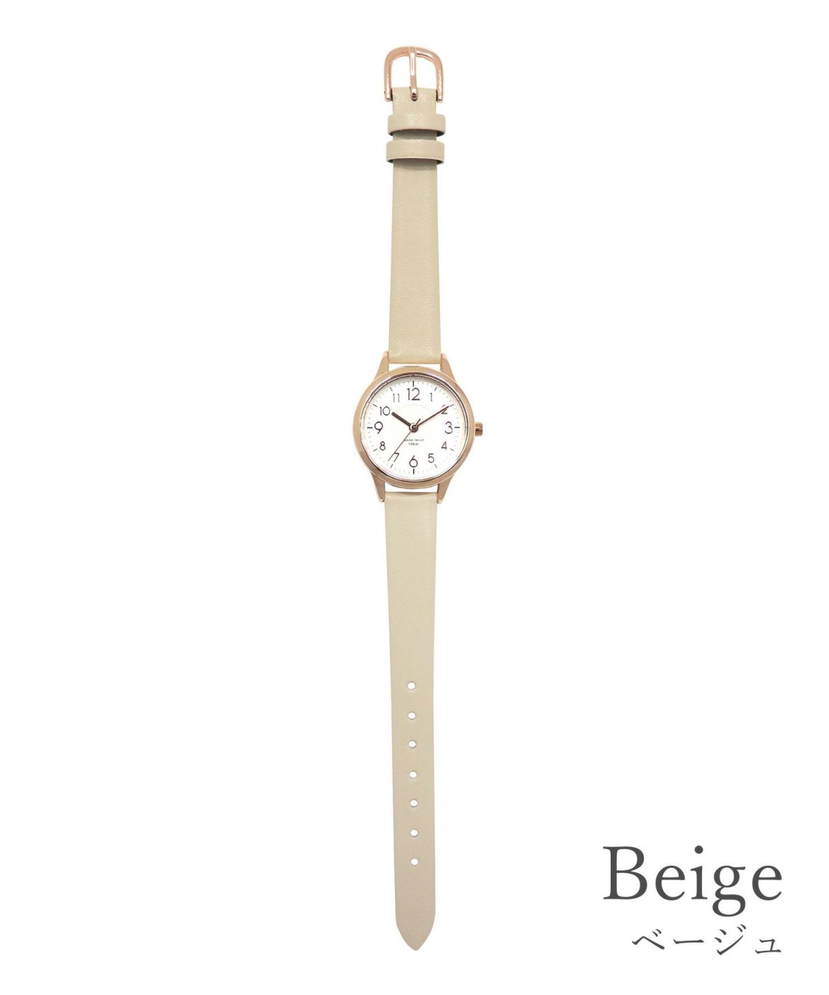 【日向坂46 齊藤京子さん着用】【10気圧防水】 レディースシンプルベルトウォッチ