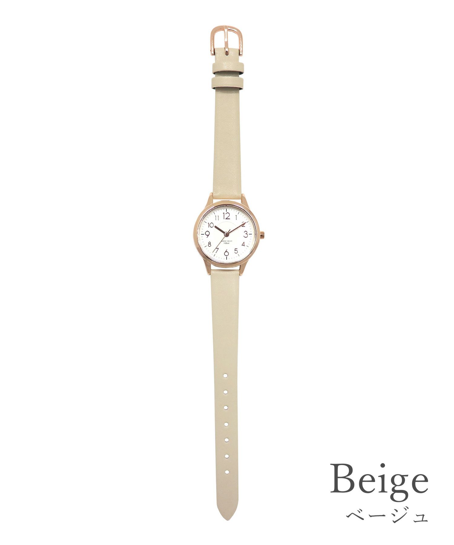 【日向坂46 齊藤京子さん着用】【10気圧防水】 レディースシンプルベルトウォッチ