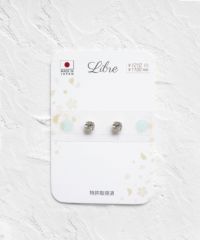 4mmクリスタルシールピアス 【シールピアスLibre】