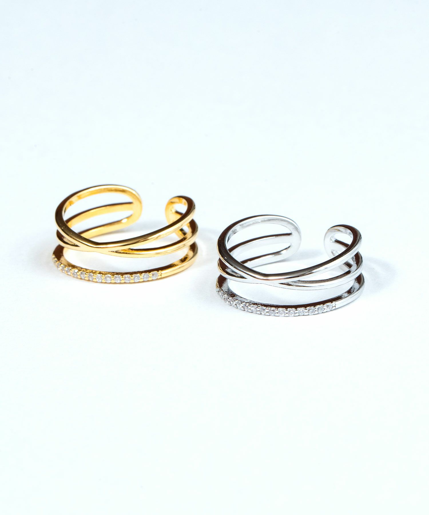 クロスパヴェラインリング【MUK】