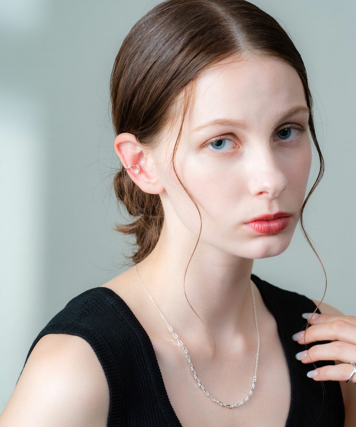 Serpent sv925 ear cuff【cucia SILVER】