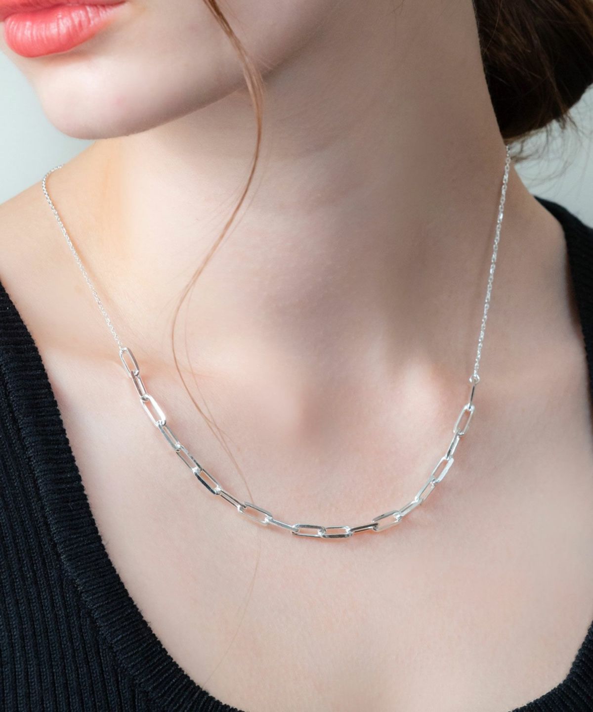 Half chain sv925 necklace【cucia SILVER】