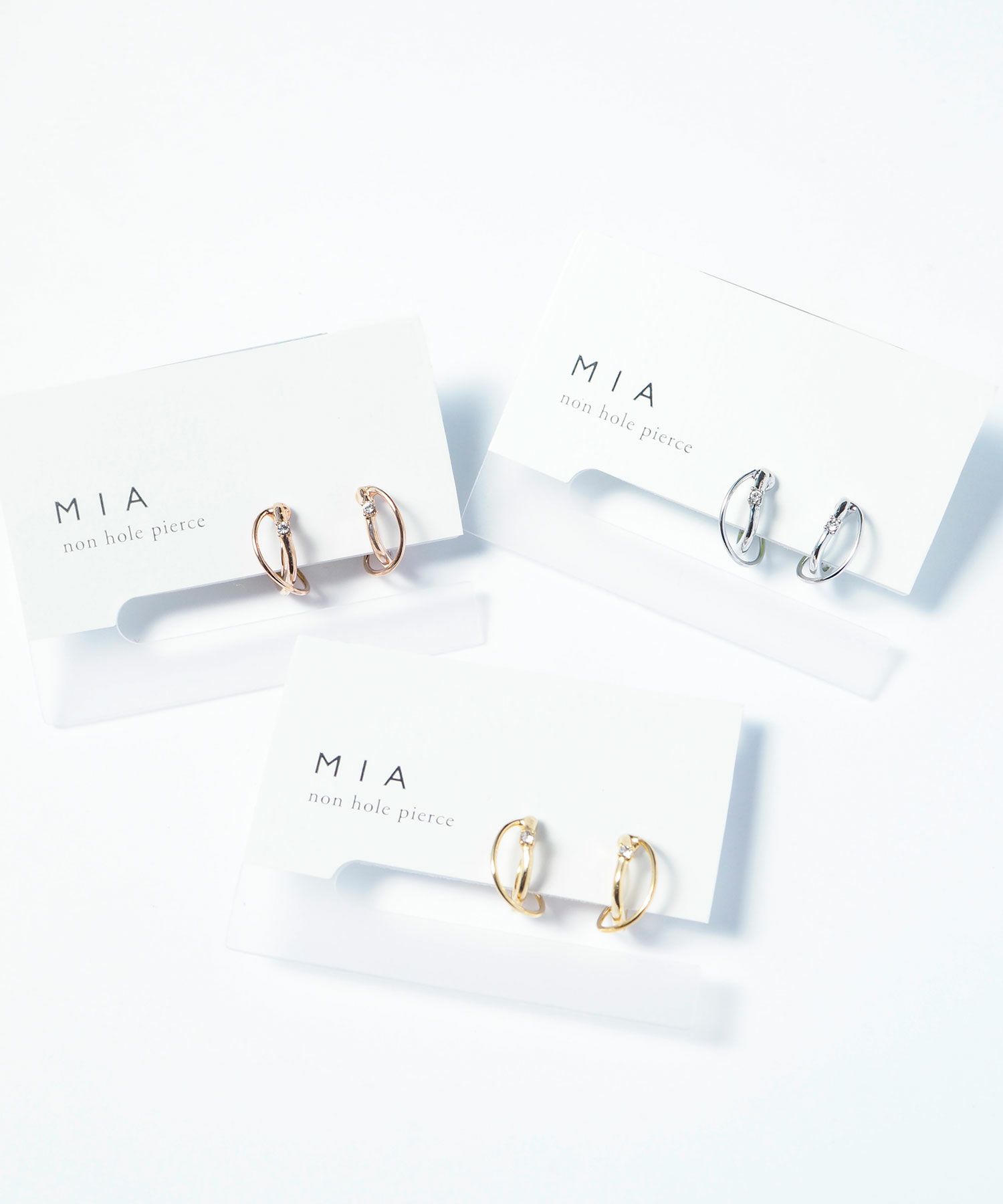 山崎紘菜さん着用】クロスフープノンホールイヤリング | 【公式】MUK