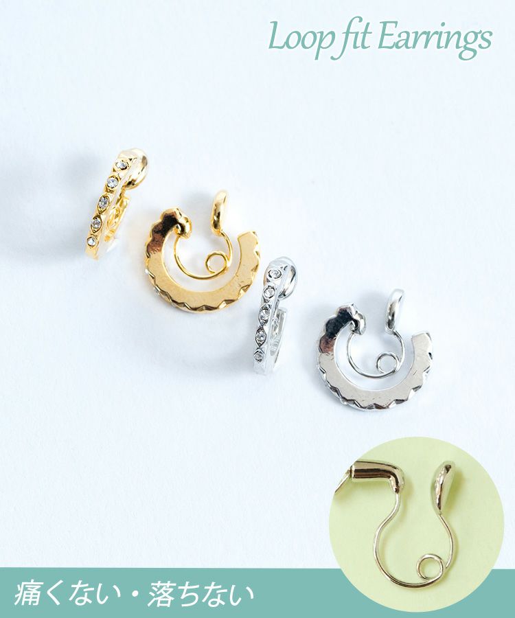 リーフカットフープループフィットイヤリング | 【公式】MUK ONLINE