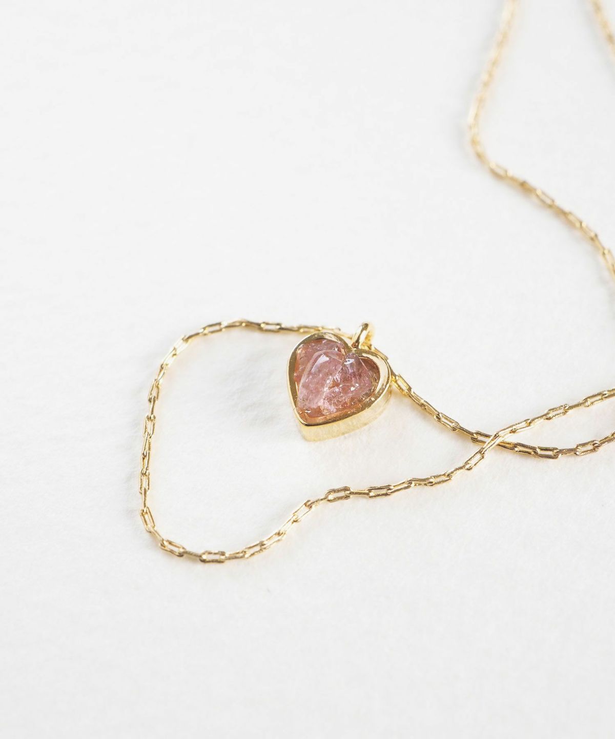 プチハートストーンネックレス【MUK Dreamy stone】