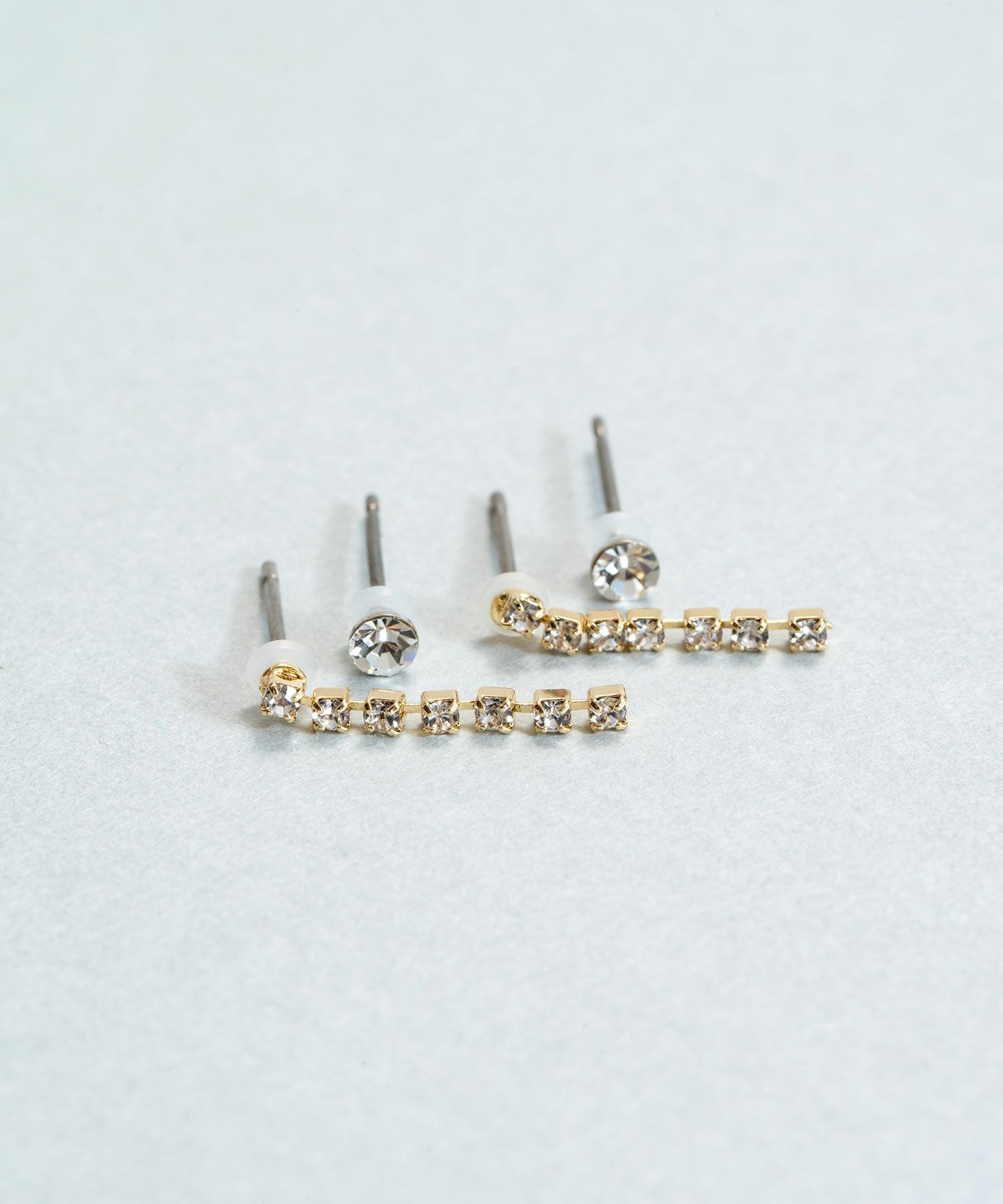 ストーンウィープピュアチタンポストピアス