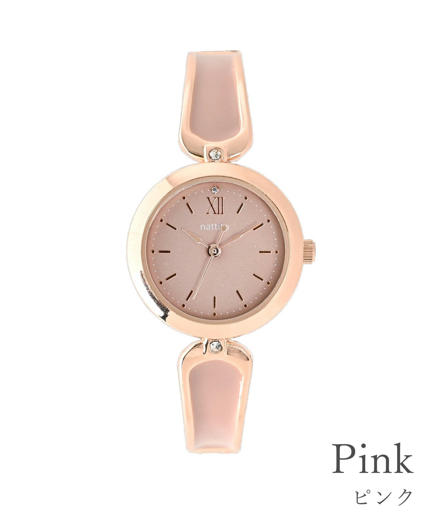 メタルレディースバングルウォッチ