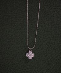 キュービックフラワーネックレス【Dahlia】