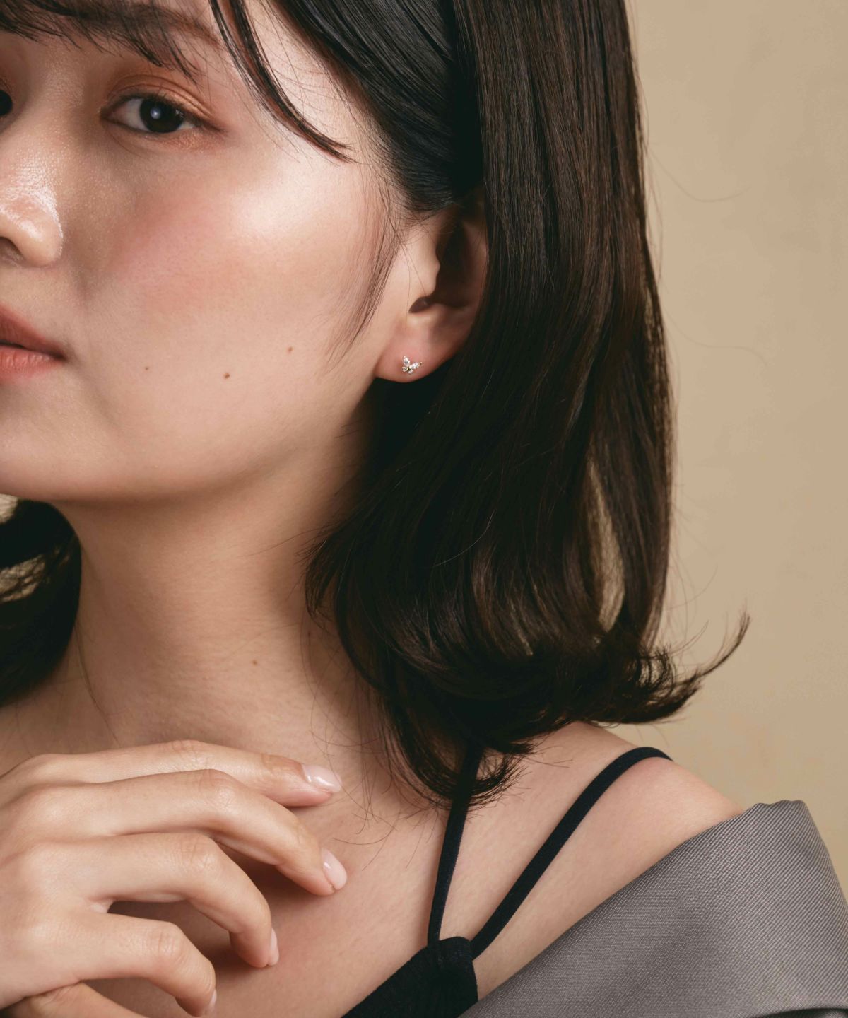 ⭐K18WG バタフライ ピアス .:*ʚïɞ*:. バタフライK18ポストピアス | 【公式】MUK ONLINE SHOP｜人気