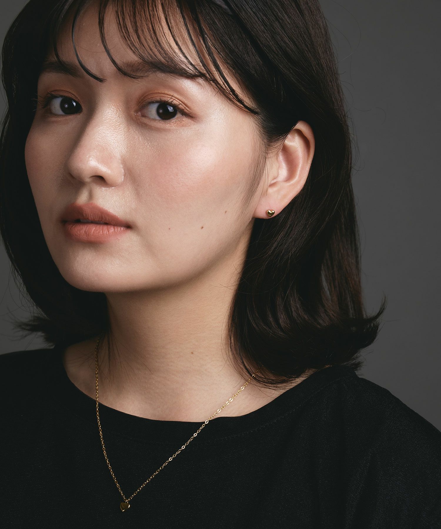 【web限定】ミニハートサージカルステンレスピアス