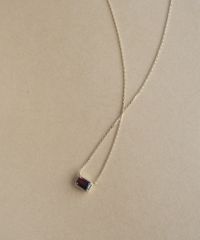 K10レクタングルジェムストーンペンダント【cucia K10 Light Jewelry】