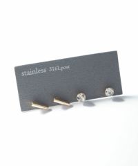 はき様 リクエスト 4点 まとめ商品　サージカルステンレス 1個 ] サージカル ステンレス カン付き 波模様 チャーム