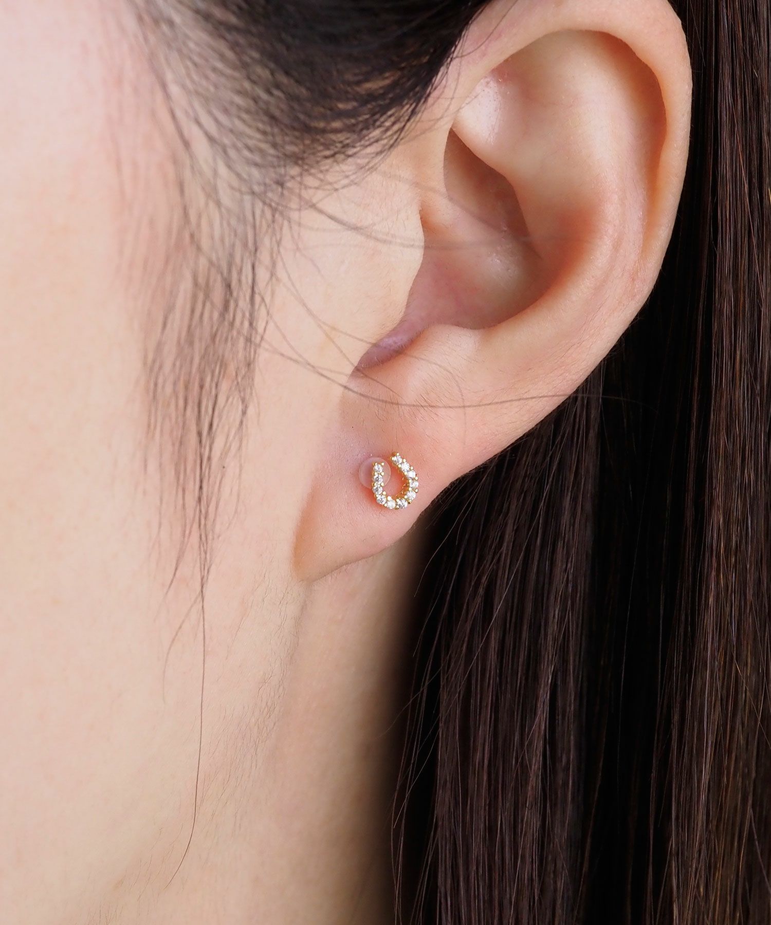 ホースシューK18ポストピアス