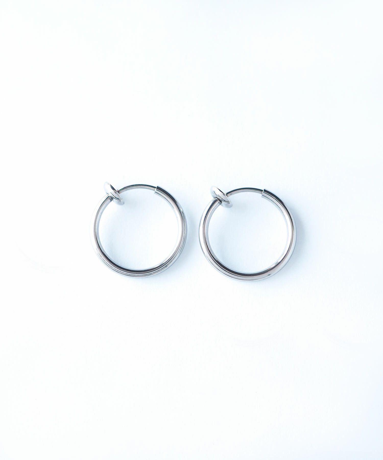 ステンレスパイプイヤリング12mm