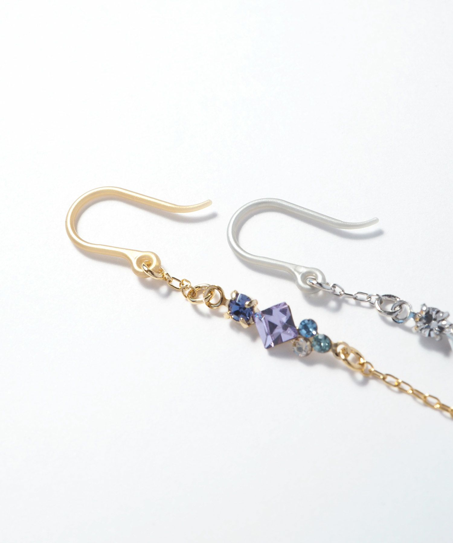 ストーンフック樹脂ポストピアス