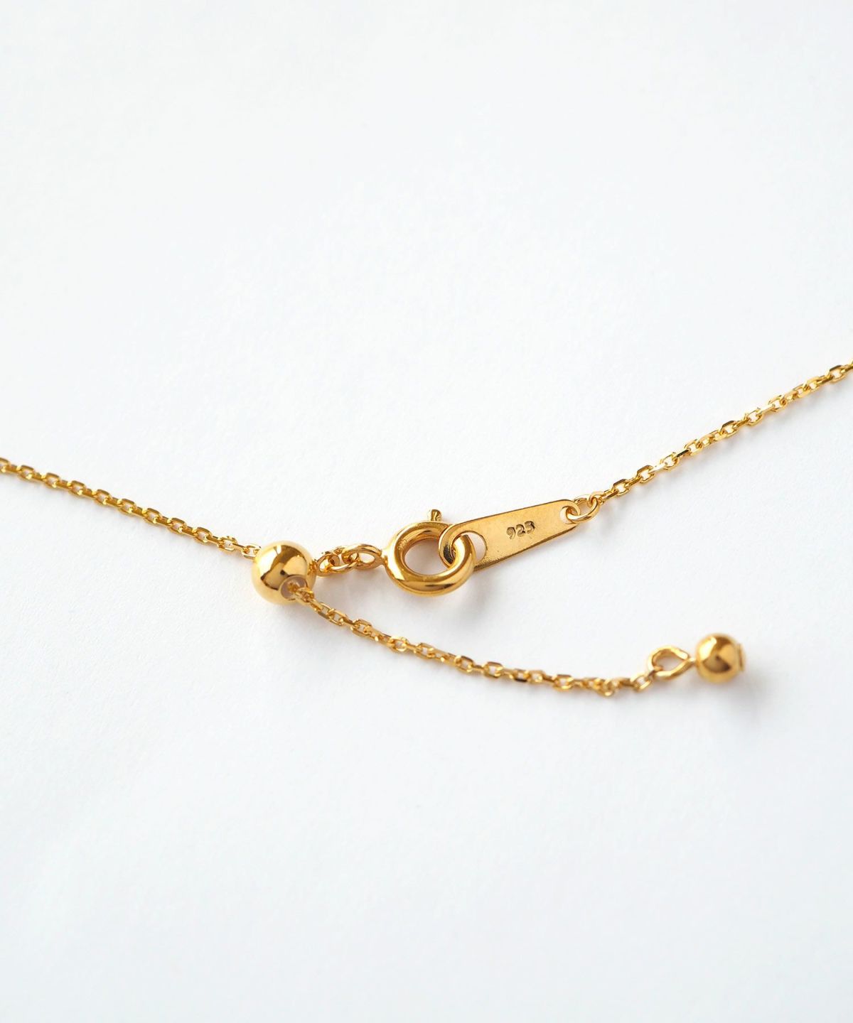 [sv925]ドロップジェムストーンペンダント【cucia】