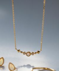 ベゼルロンブスジェムストーンペンダント【cucia】