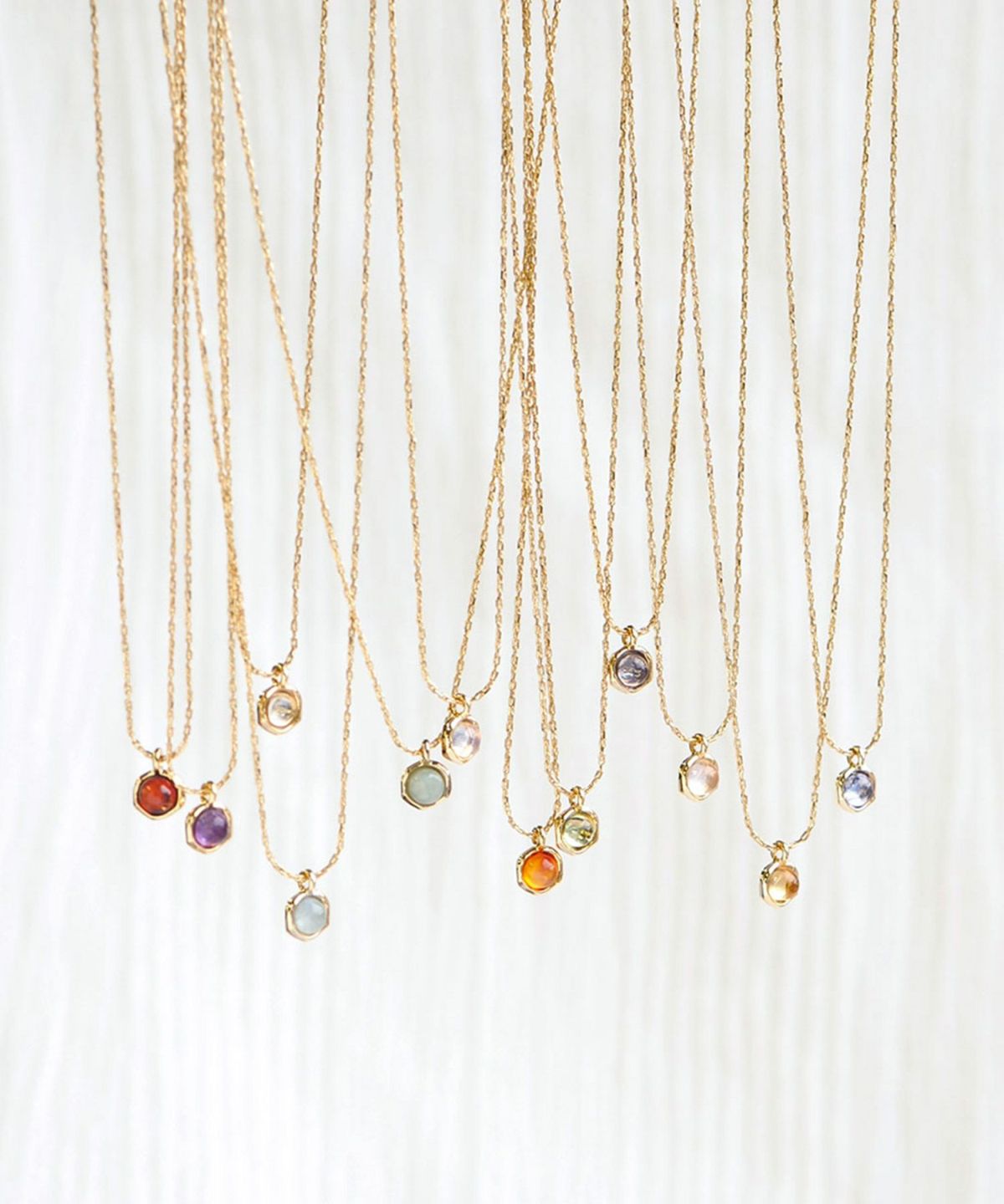 誕生石ネックレス【MUK Dreamy stone】