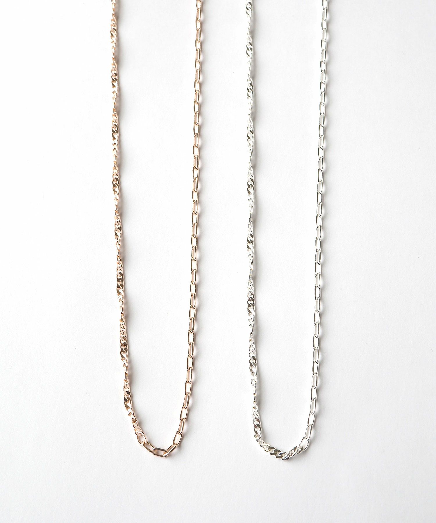 スクリューケーブルチェーンネックレス【MUK】