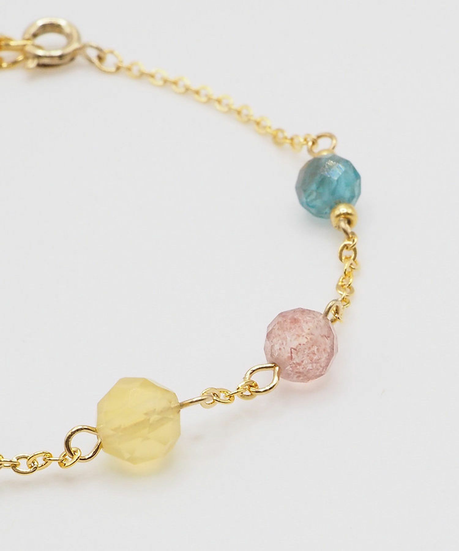 ナチュラルストーンステーションブレスレット