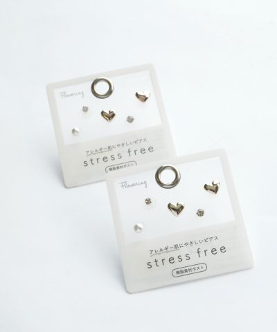 スイートハート抗菌樹脂ポストセットピアス | 【公式】MUK ONLINE SHOP
