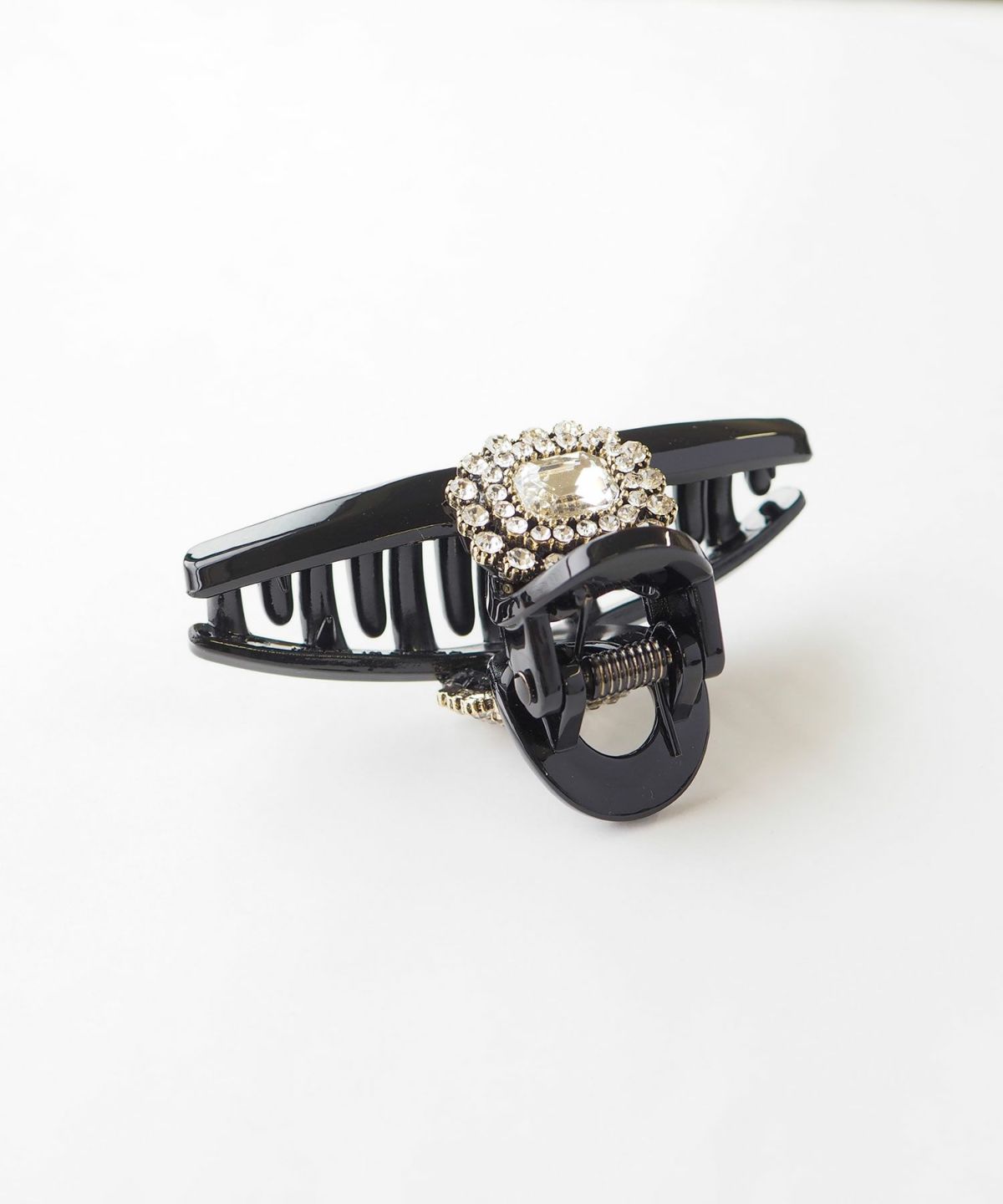 アンティークビジューラインミニバンスクリップ