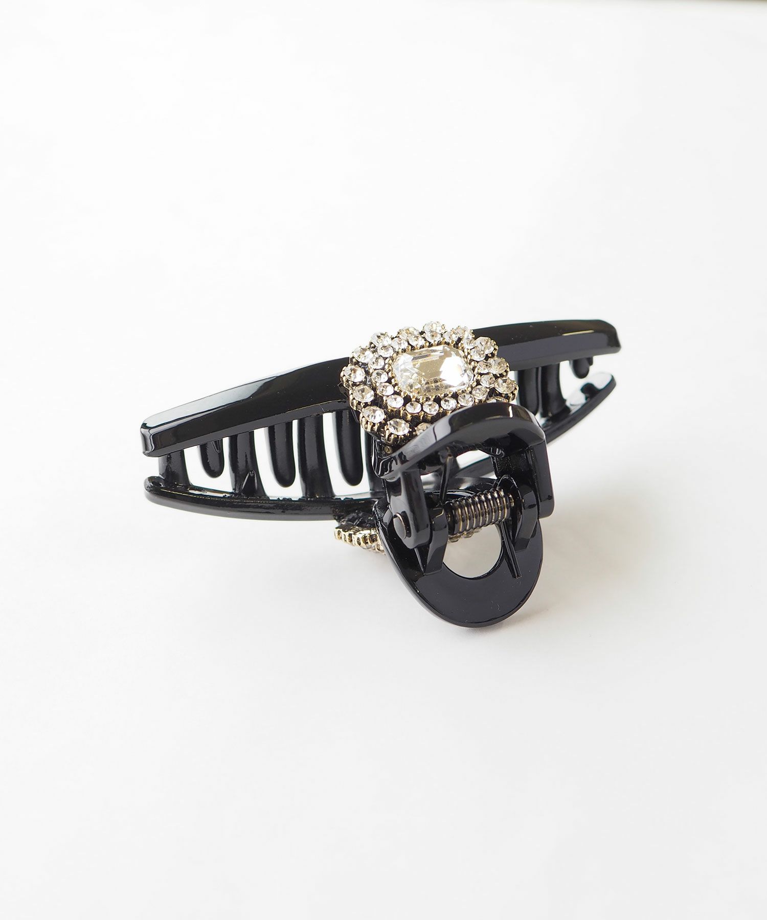 アンティークビジューラインミニバンスクリップ