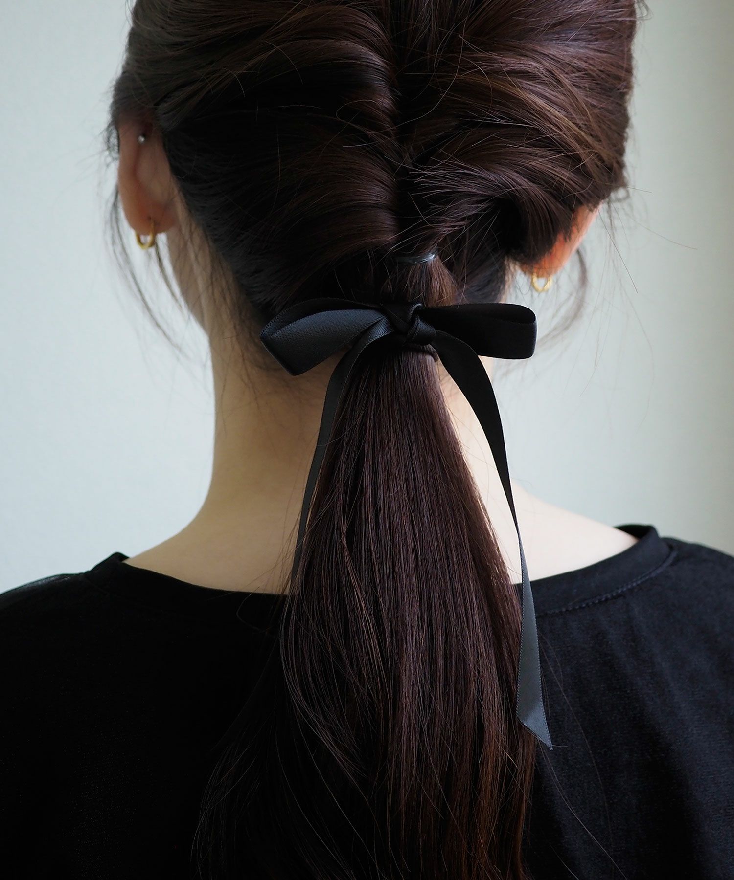 サテンリボンポニー