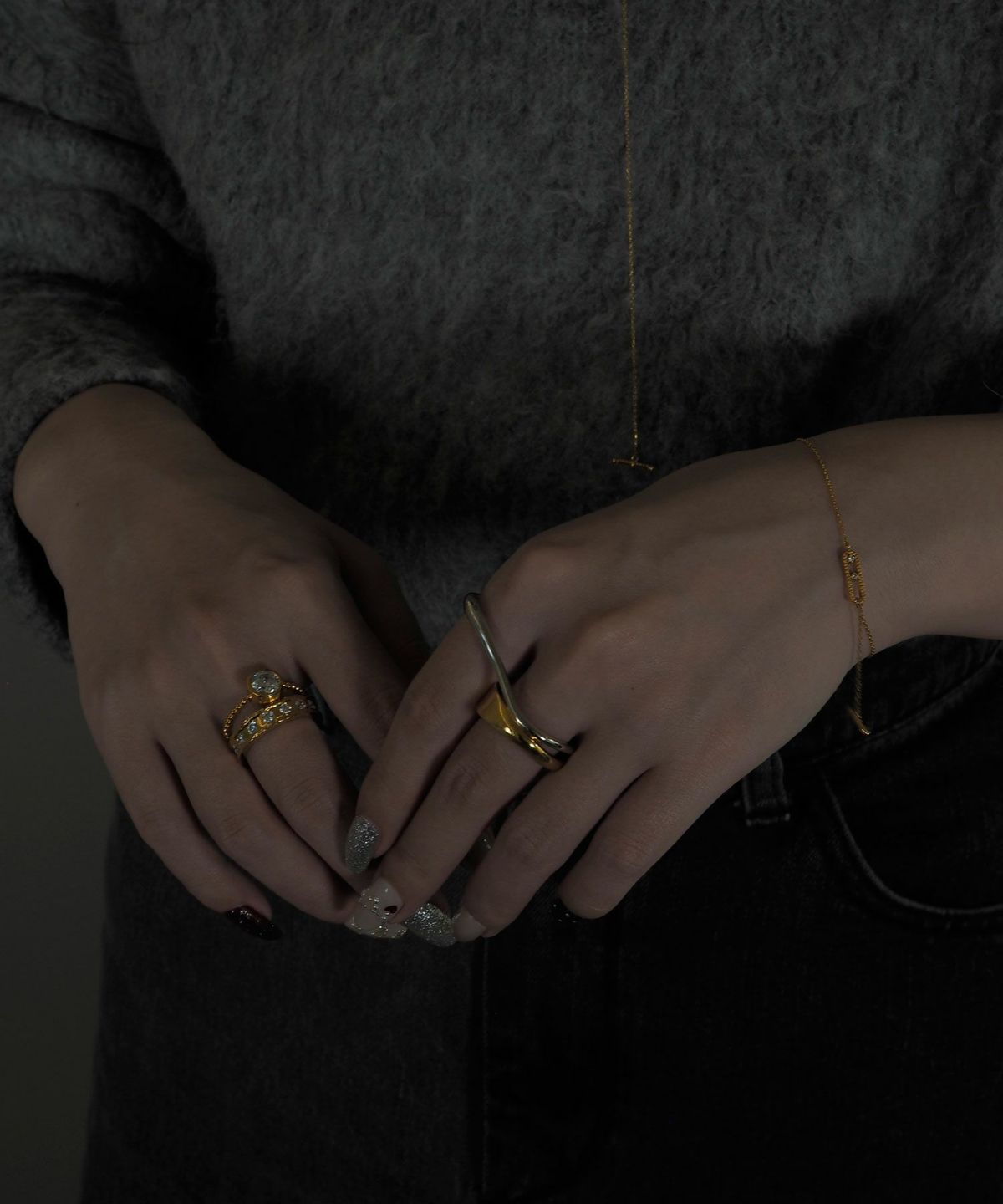 ジルコニアポイントリング