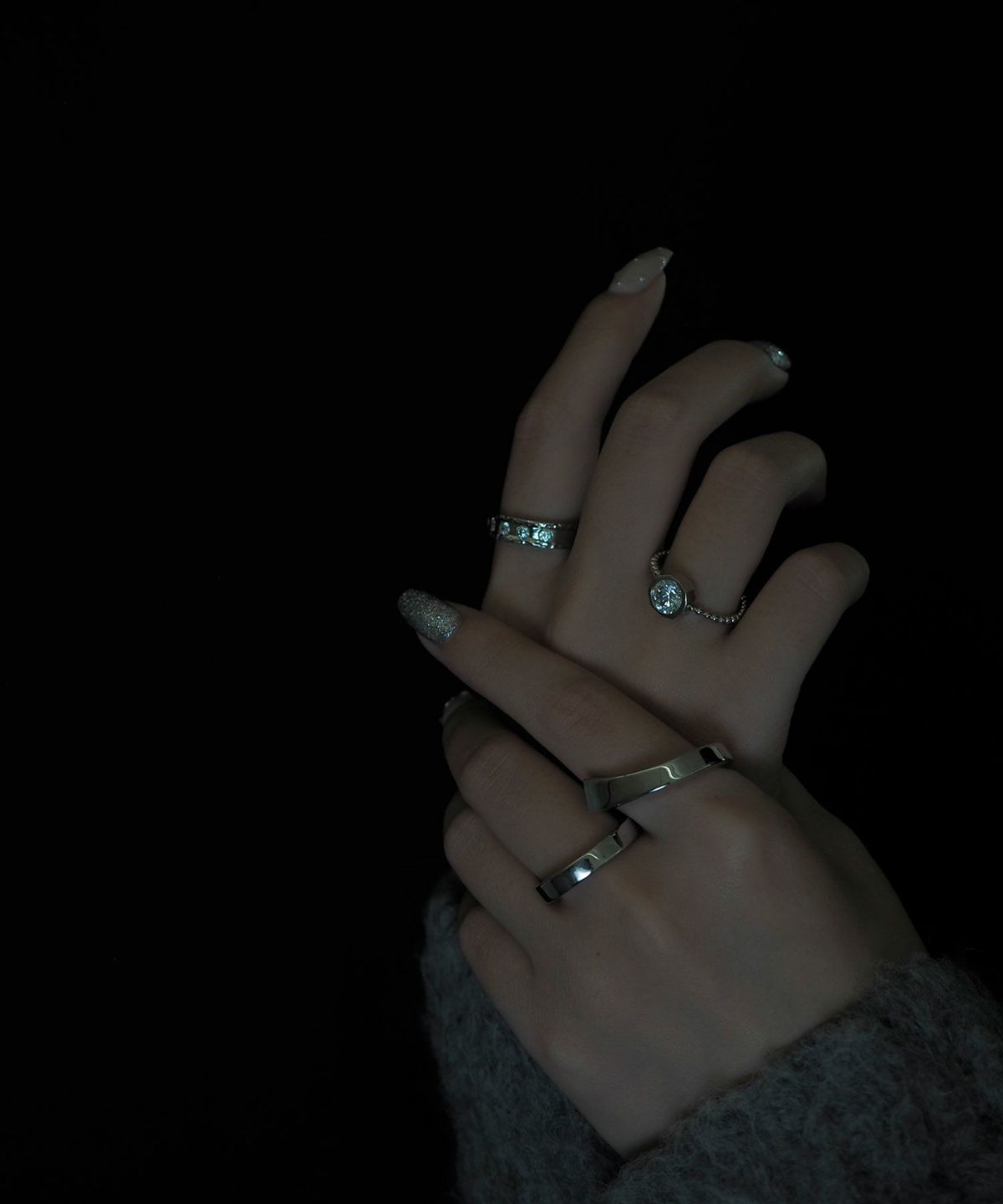 ジルコニアポイントリング