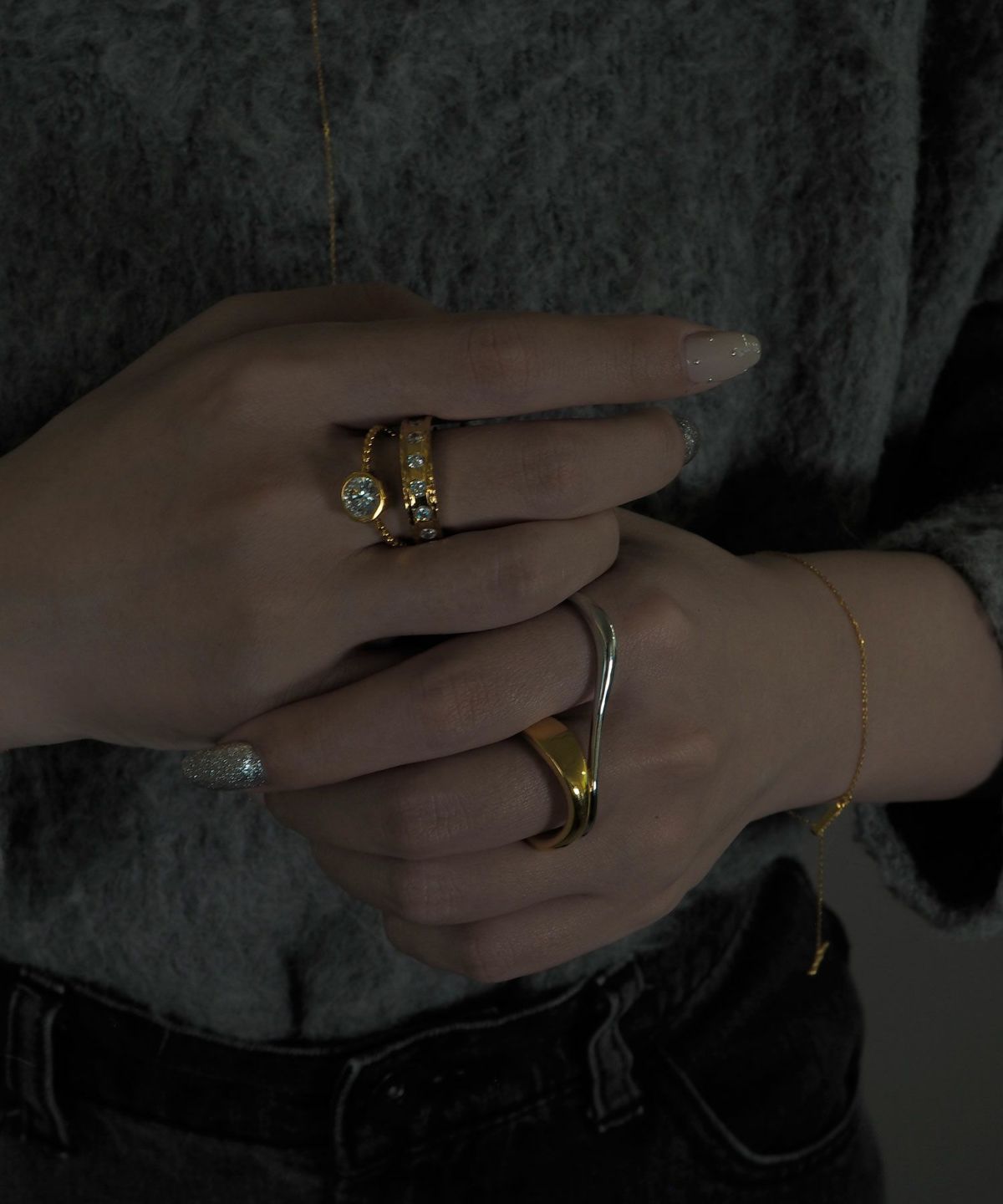 ジルコニアポイントリング