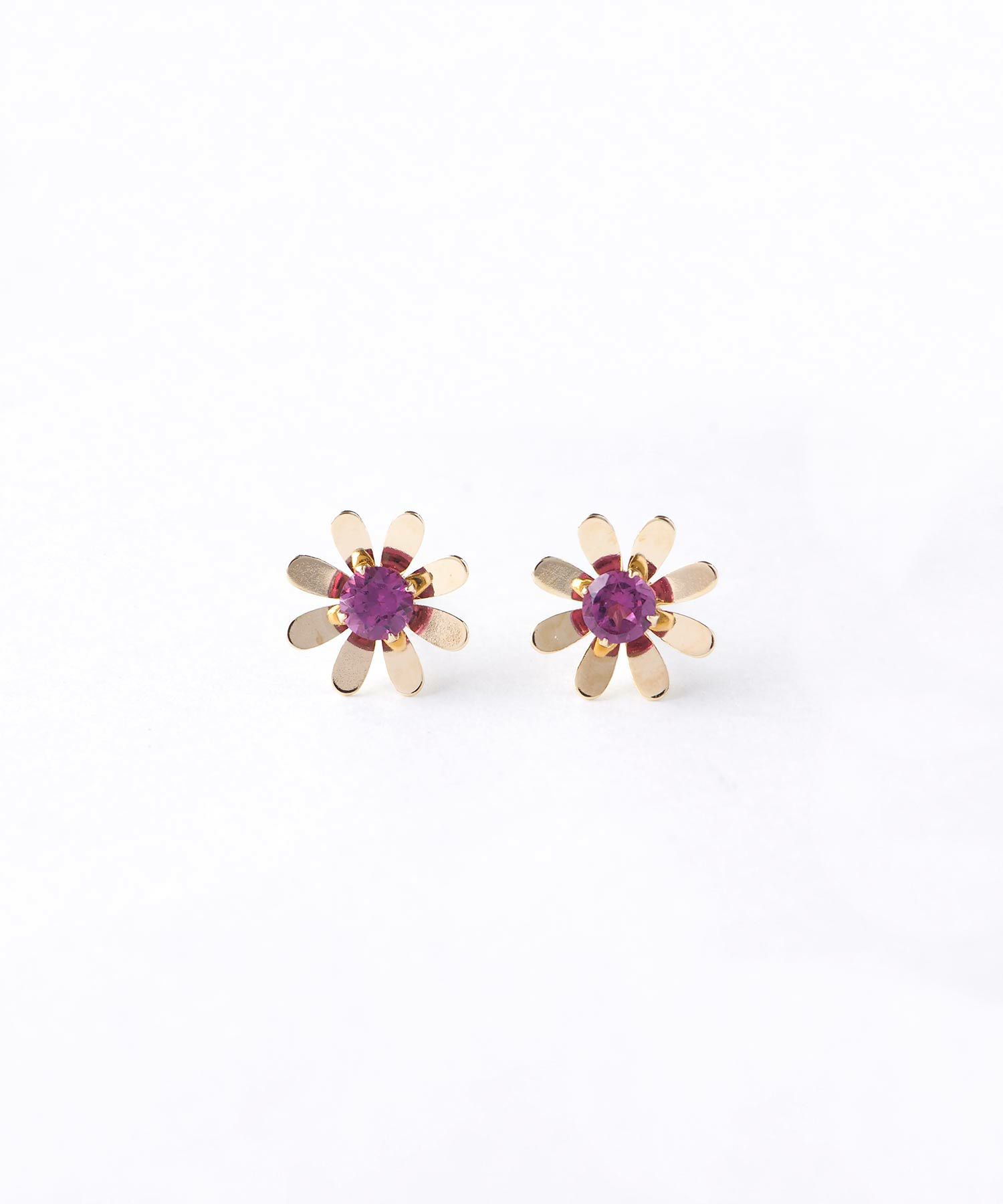 【web限定】[K10]フロラジェムストーンピアス