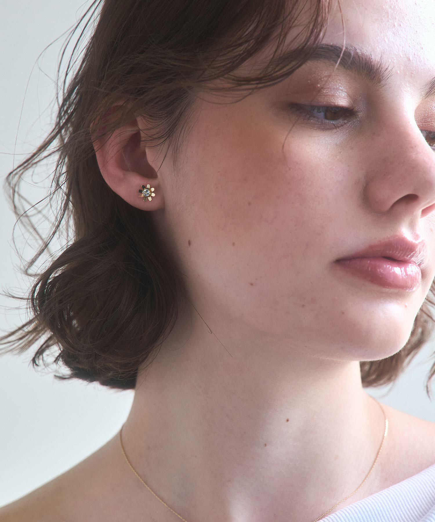 【web限定】[K10]フロラジェムストーンピアス