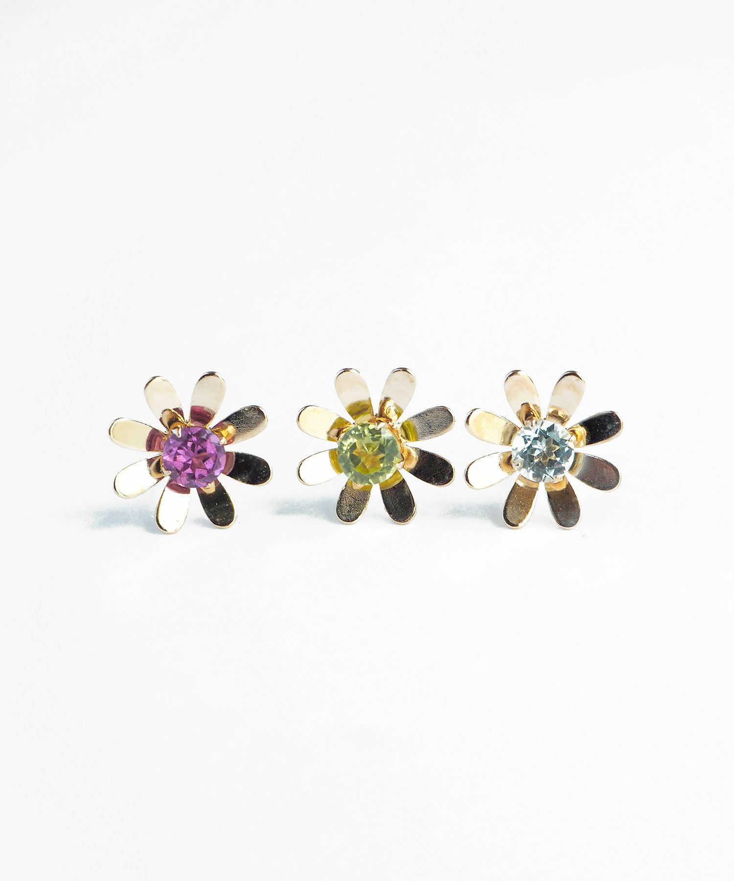 【web限定】[K10]フロラジェムストーンピアス