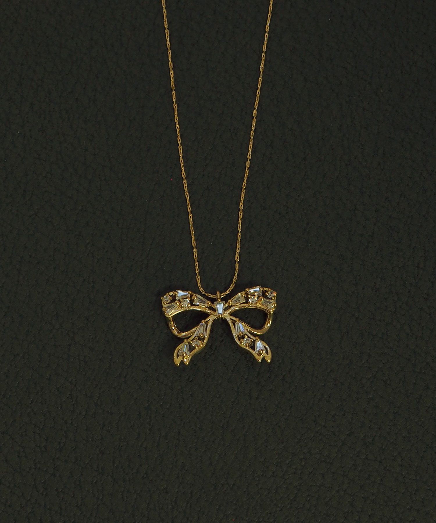 ジルコニアリボンネックレス【Dahlia】 | 【公式】MUK ONLINE SHOP