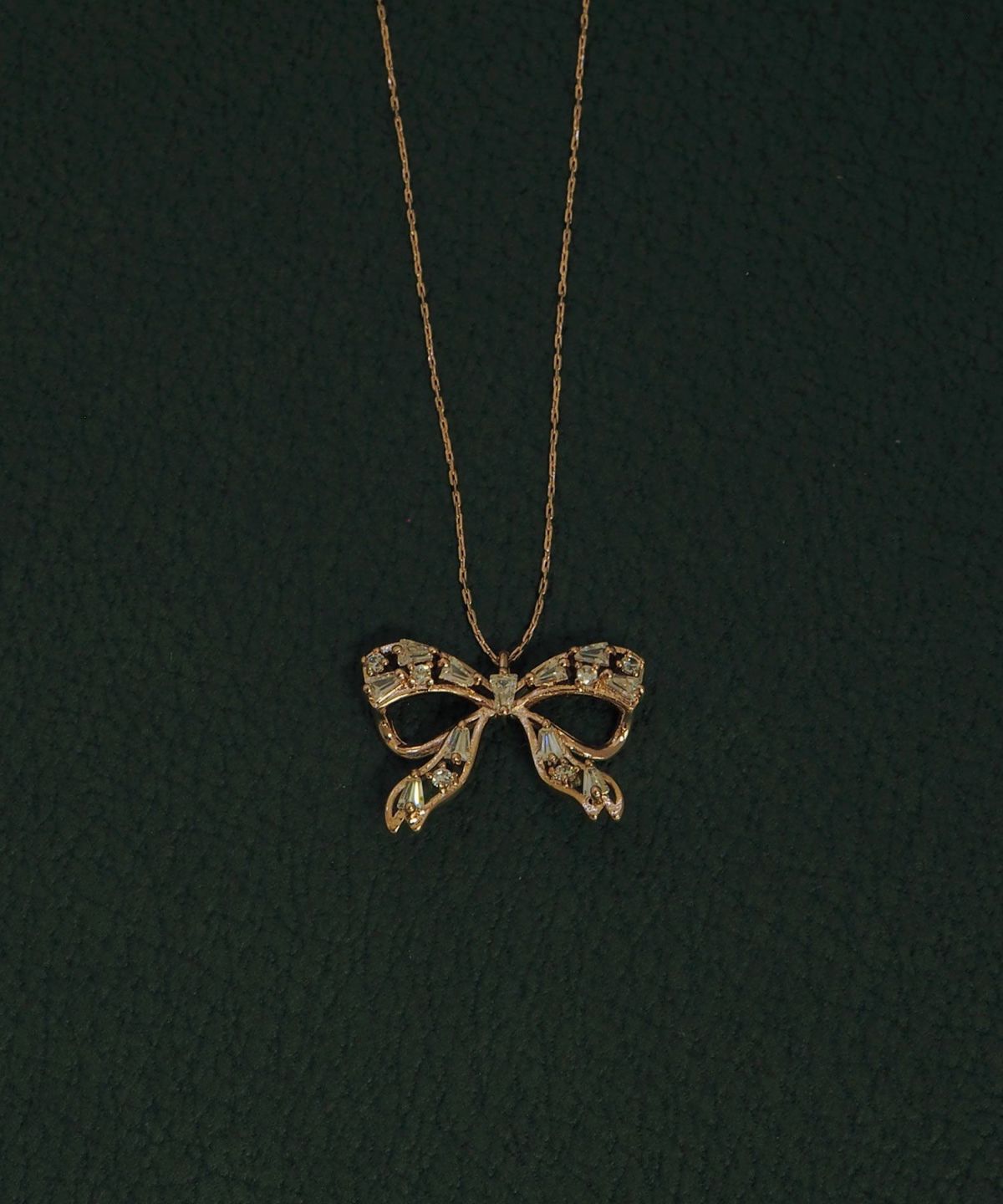 ジルコニアリボンネックレス【Dahlia】 | 【公式】MUK ONLINE SHOP