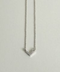 パヴェVネックレス