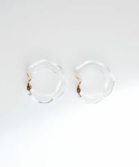 C型クリアIMUFURETイヤリング