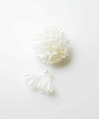 フラワーコサージュヘアクリップ