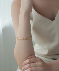 Scroll&Maile Bangle【Lino*Makana】