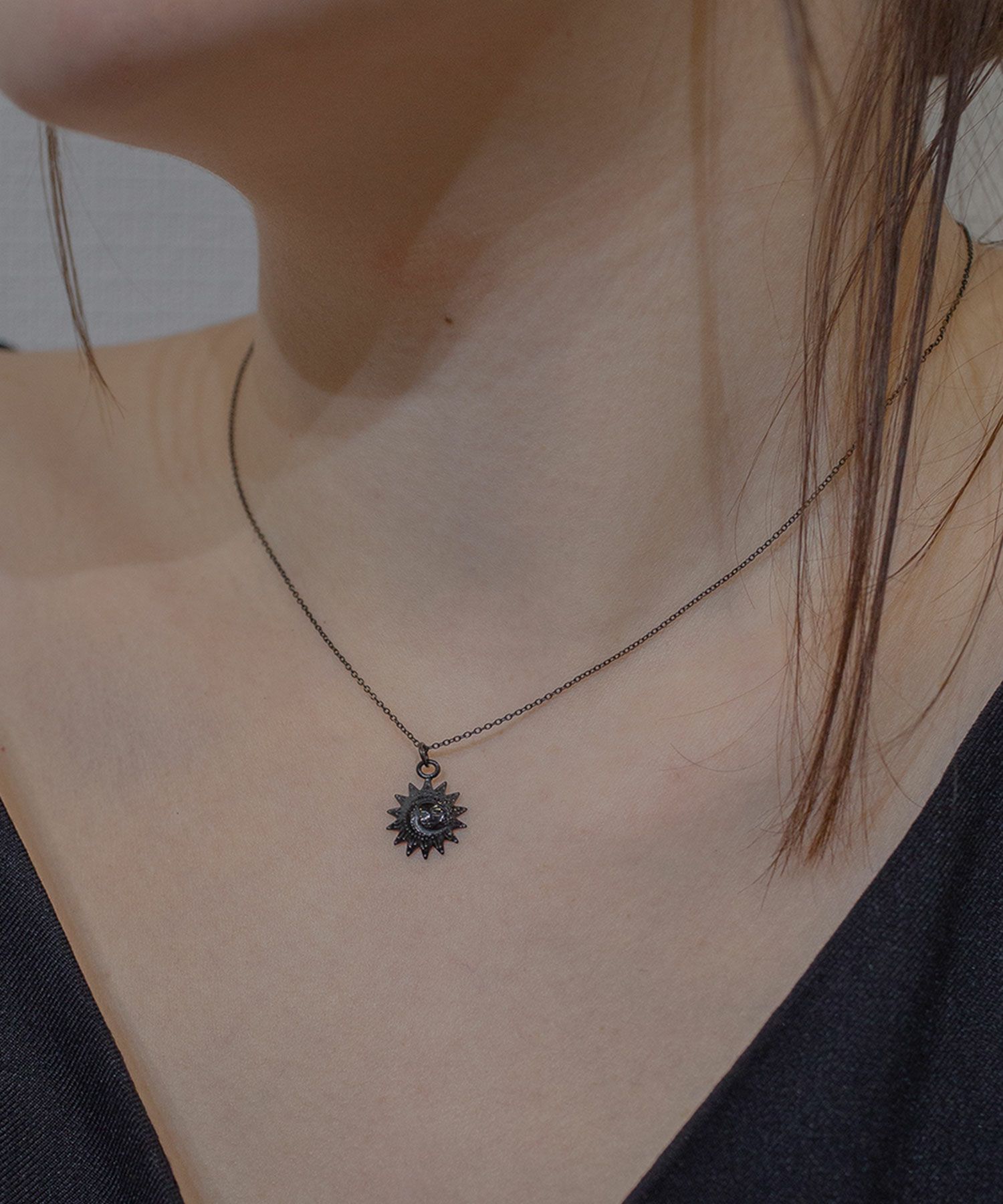 Sun Moon Pendant【Lino*Makana】