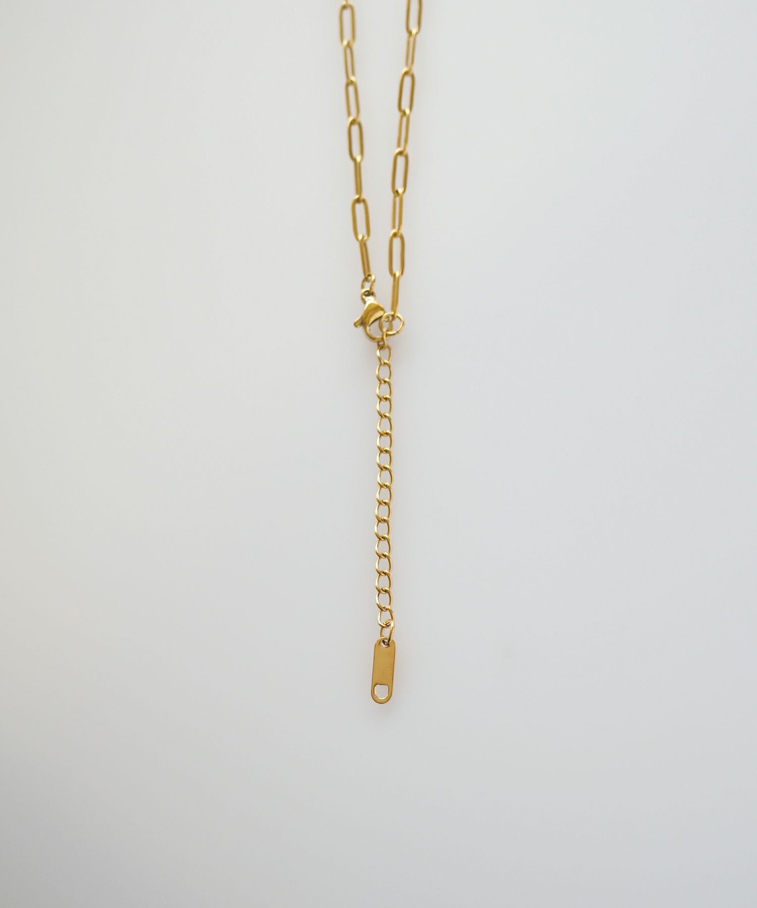 オーバルチェーンステンレスネックレスス